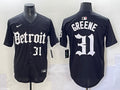 Men’s Detroit Tigers Riley Greene #31 Black Jersey