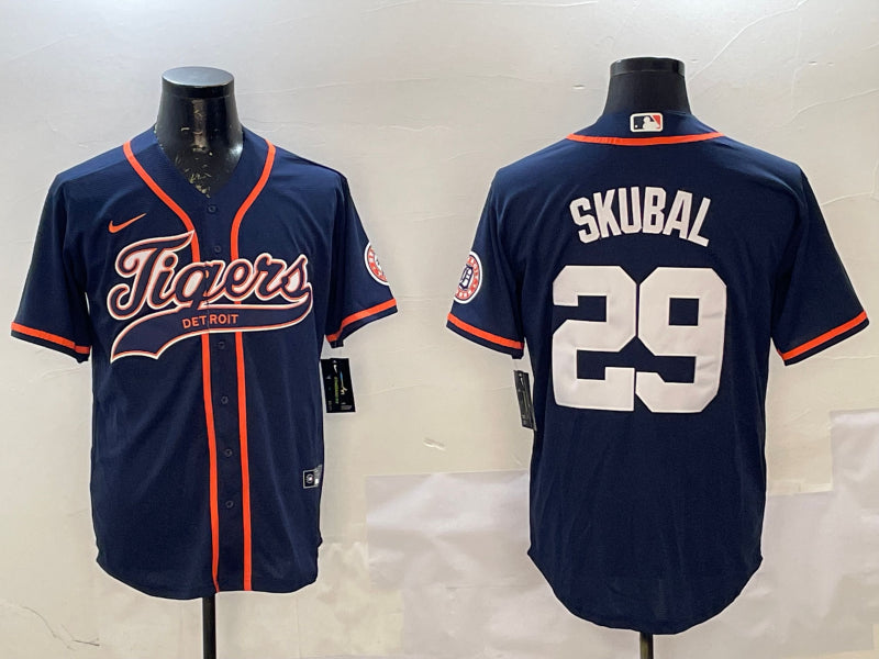 Men’s Detroit Tigers Tarik Skubal #29 Navy Jersey
