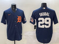 Men’s Detroit Tigers Tarik Skubal #29 Navy Limited Jersey