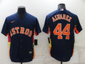 Men’s Houston Astros Yordan Alvarez #44 Navy Alternate Name Jersey