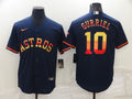 Men’s Houston Astros Yuli Gurriel #10 Navy Jersey