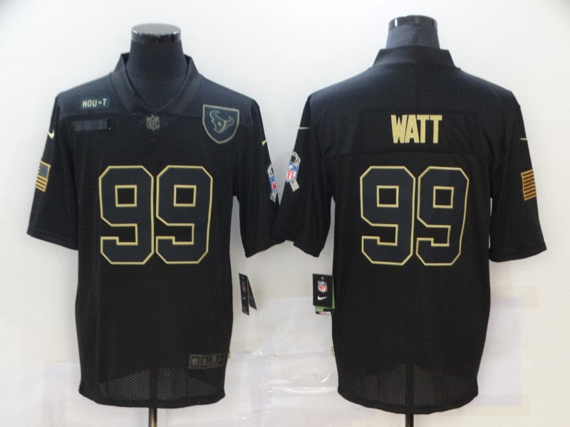 Men’s Houston Texans J.J. Watt #99 Black Jersey