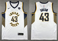 Mens Indiana Pacers #43 Pascal Siakam Yellow Statement Edition Swingman Jersey