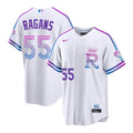 Men’s Kansas City Royals #55 Cole Ragans White 2026 City Connect Stitched Jersey
