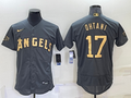 Men’s Los Angeles Angels Shohei Ohtani #17 Gray Stitched Jersey