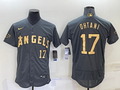 Men’s Los Angeles Angels Shohei Ohtani #17 Gray Stitched Jersey