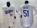 Men’s Los Angeles Dodgers Alex Vesia #51 White Home Limited Jersey