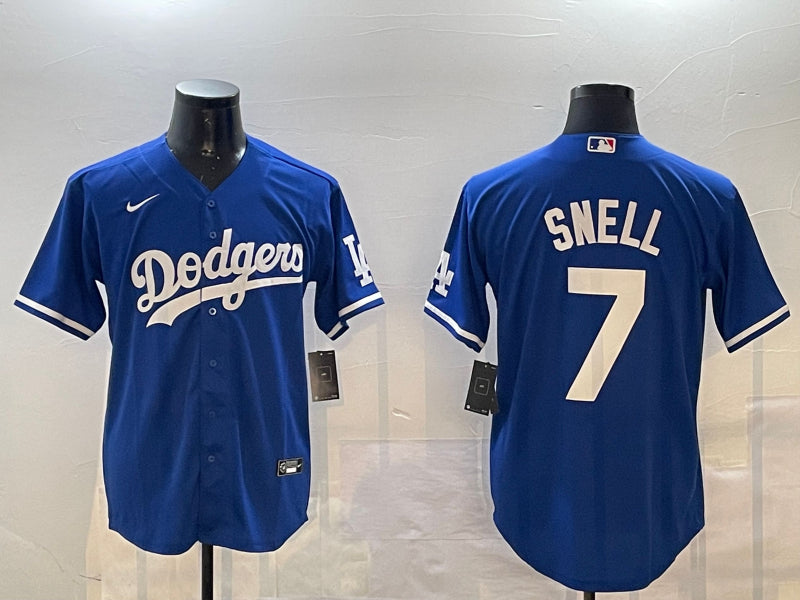 Men’s Los Angeles Dodgers Blake Snell #7 Royal Jersey
