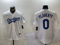 Men’s Los Angeles Dodgers Jack Flaherty #0 White Jersey