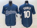 Men’s Los Angeles Dodgers Justin Turner #10 Blue Jersey Joint Edition