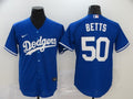 Men’s Los Angeles Dodgers Mookie Betts #50 Blue Baseball Jersey
