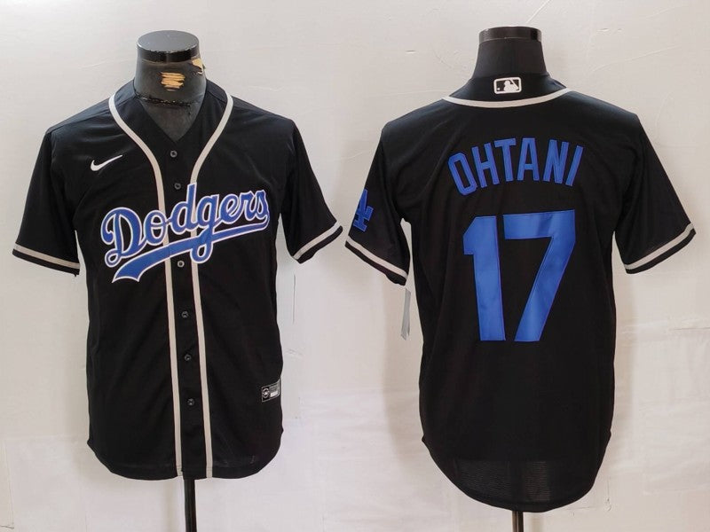Men’s Los Angeles Dodgers Shohei Ohtani #17 Black Jersey