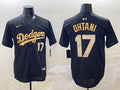 Men’s Los Angeles Dodgers Shohei Ohtani #17 Black Team Jersey