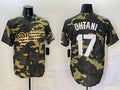 Men’s Los Angeles Dodgers Shohei Ohtani #17 Camouflage Jersey