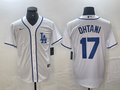 Men’s Los Angeles Dodgers Shohei Ohtani #17 White Alternate Limited Jersey