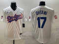 Men’s Los Angeles Dodgers Shohei Ohtani #17 White Team Jersy