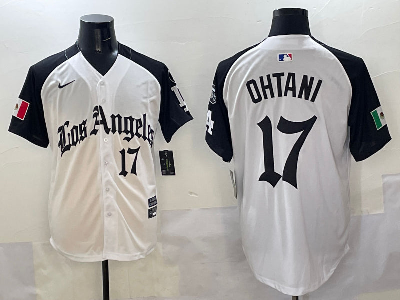 Men’s Los Angeles Dodgers Shohei Ohtani #17 White Team Jersy