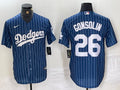 Men’s Los Angeles Dodgers Tony Gonsolin #26 Blue Baseball Jersey