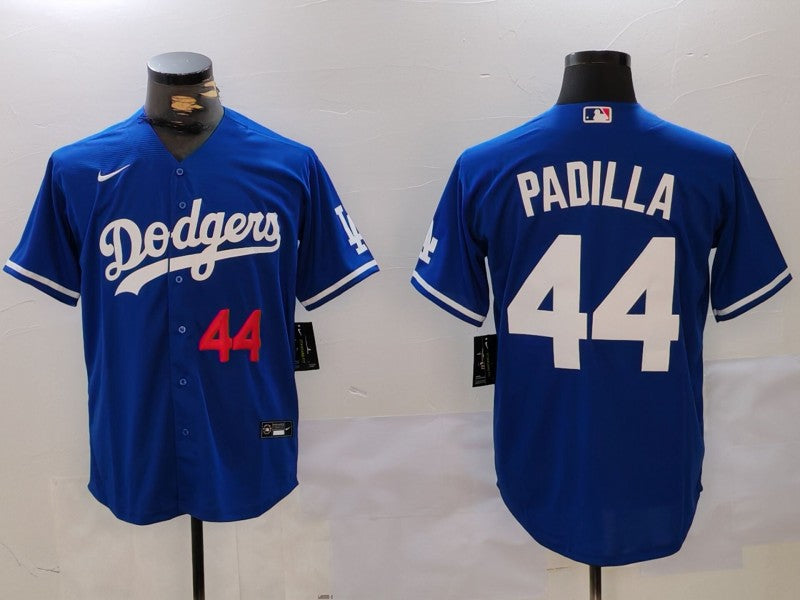 Men’s Los Angeles Dodgers Vicente Padilla #44 Royal Jersey