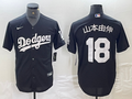 Men’s Los Angeles Dodgers Yoshinobu Yamamoto #18 Black Jersey