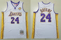 Men’s Los Angeles Lakers #24 Kobe Bryant White Mitchell & Ness Hardwood Classics 2009-10 Finals Jersey