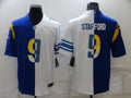 Men’s Los Angeles Rams Matthew Stafford #9 Blue/White Jersey