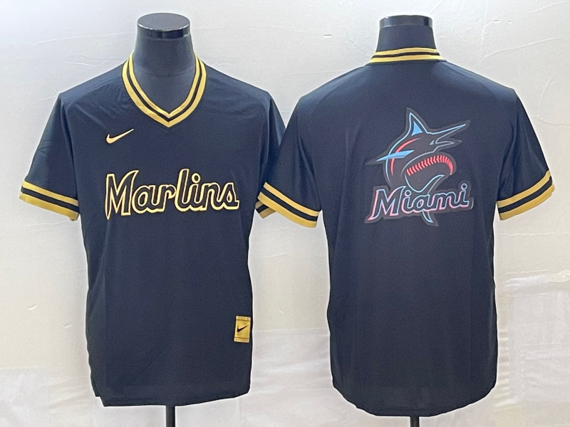 Men’s Miami Marlins Black Team Jersey