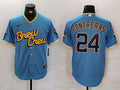 Men’s Milwaukee Brewers William Contreras #24 Powder Blue City Connect Limited Jersey