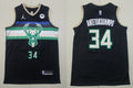 Men’s Milwaukee Bucks #34 Giannis Antetokounmpo Jordan Brand Black Statement Edition Swingman Jersey
