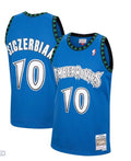 Men’s Minnesota Timberwolves #10 Wally Szczerbiak Mitchell & Ness 2001-02 Hardwood Classics Swingman Jersey Blue