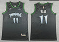 Men’s Minnesota Timberwolves #11 Naz Reid Black Trees Classic Edition Swingman Jersey