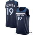 Men’s Minnesota Timberwolves #19 Joan Beringer Navy Icon Edition Swingman Jersey