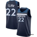 Men’s Minnesota Timberwolves #22 Jaylen Clark Navy Icon Edition Swingman Jersey