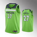 Men’s Minnesota Timberwolves #27 Rudy Gobert Green Statement Edition Jersey