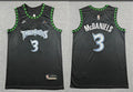 Men’s Minnesota Timberwolves #3 Jaden McDaniels Black Trees Classic Edition Swingman Jersey