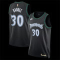 Men’s Minnesota Timberwolves #30 Julius Randle Black Trees Classic Edition Swingman Jersey