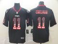Men’s New England Patriots #11 Julian Edelman Black Alternate Jersey
