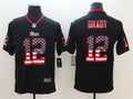 Men’s New England Patriots #12 Tom Brady Black Alternate Jersey