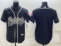 Men’s New England Patriots Black RFLCTV Limited Blank Jersey