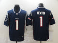 Men’s New England Patriots Cam Newton #1 Navy Jersey