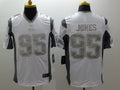 Men’s New England Patriots Chandler Jones #95 White Jersey