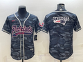 Men’s New England Patriots Grey Camouflage Jersey