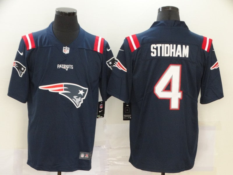 Men’s New England Patriots Jarrett Stidham #4 Navy Jersey