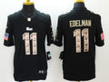 Men’s New England Patriots Julian Edelman #11 Black Authentic Jersey