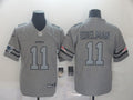 Men’s New England Patriots Julian Edelman #11 Gray Jersey