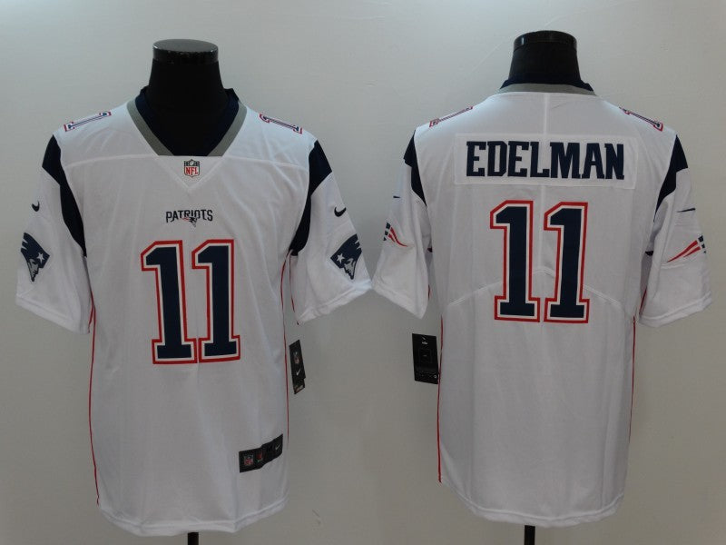 Men’s New England Patriots Julian Edelman #11 Jersey White
