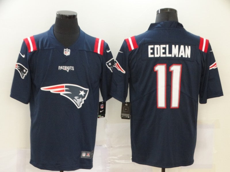 Men’s New England Patriots Julian Edelman #11 Navy Jersey