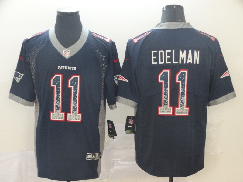 Men’s New England Patriots Julian Edelman #11 Navy Jersey