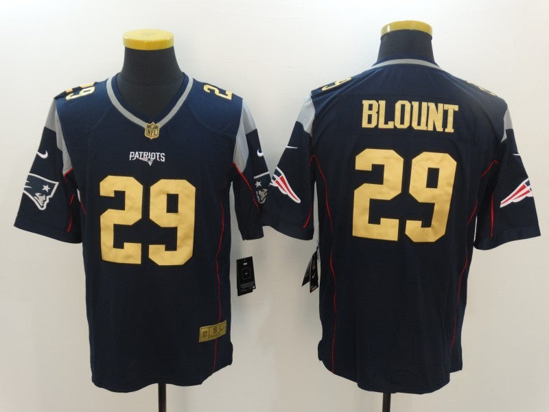 Men’s New England Patriots LeGarrette Blount #29 Navy Jersey