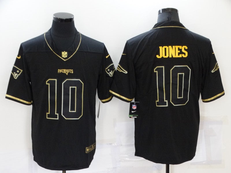 Men’s New England Patriots Mac Jones #10 Black Jersey